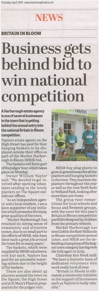Market Harborough in Bloom
