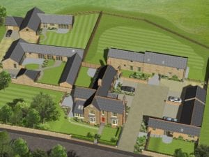 New housing development of commuter homes Leicestershire 