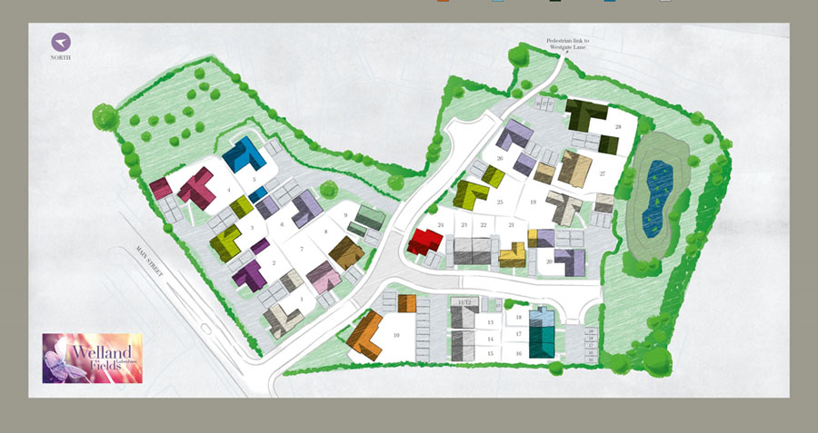 Welland Fields site plan